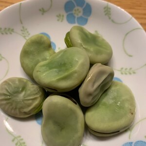 ストウブで！そら豆の蒸し煮